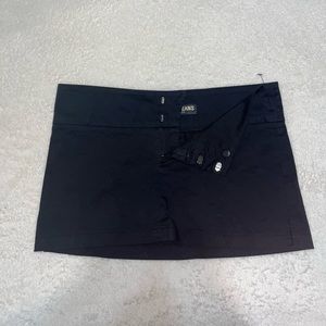 Guess black super mini skirt y2k